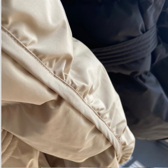 New Puff Down Quilted Tan color Streetwear Fashion women Autumn Winter Coat - Picture 12 of 16